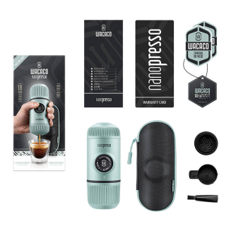 Przenośny ekspres do kawy WACACO Nanopresso Arctic Blue + Etui - 2