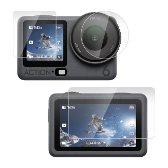 Zestaw szkieł hartowanych Puluz dla DJI Osmo Action 6 (3 szt.) - 2