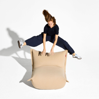 Fotel Fatboy The BonBaron Slim Cord Beige 120x120x75 cm - 8