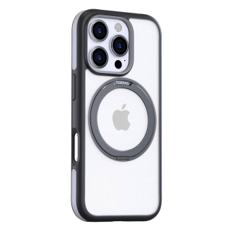  TORRAS Ostand R Fusion Case for iPhone 16 Pro Max (Black) - 2