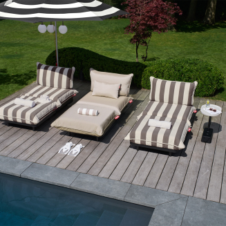 Sofa ogrodowa Fatboy Paletti Set Large Stripe Cacao - 6