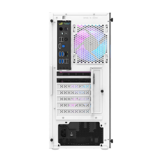Obudowa komputerowa DARKFLASH DK351 + 4 wentylatory RGB (biała) - 5