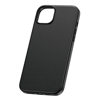 Etui BASEUS Fauxther Series do iPhone 15 Pro Max (czarne) - 2