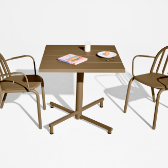 Stolik ogrodowy Fatboy Fred's Square Bistro Table Mochaccino - 9