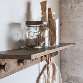 Wieszak ścienny Mette Ditmer SHOWCASE Oak 90 cm - 4