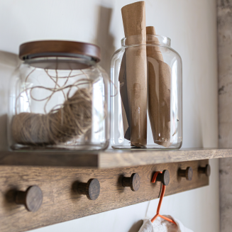 Wieszak ścienny Mette Ditmer SHOWCASE Oak 90 cm - 3