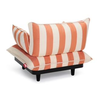 Fotel ogrodowy Fatboy Paletti Lounge Chair Stripe Orange Creme - 3