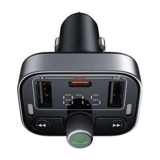 Transmiter FM Baseus S-09 Pro, Bluetooth (czarny) - 3