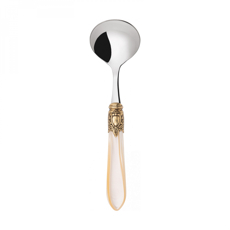 Łyżka do sosów Casa Bugatti Oxford Ivory/Gold