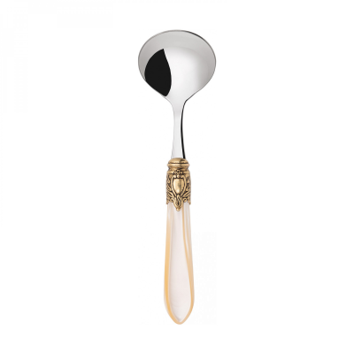 Łyżka do sosów Casa Bugatti Oxford Ivory/Gold