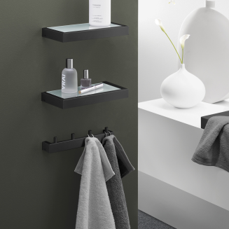 Półka łazienkowa Zack Linea czarna 26 cm - 2