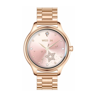 Smart Watch COLMI L28 (Złoty+ złoty stalowy pasek) - 2