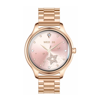  Smart Watch COLMI L28 (Gold + Gold Steel Strap) - 2