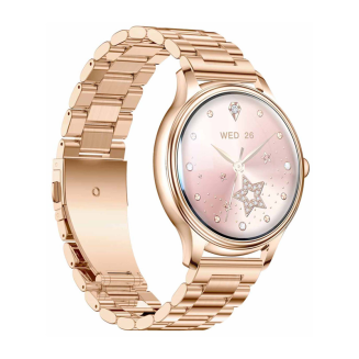  Smart Watch COLMI L28 (Gold + Gold Steel Strap) - 3