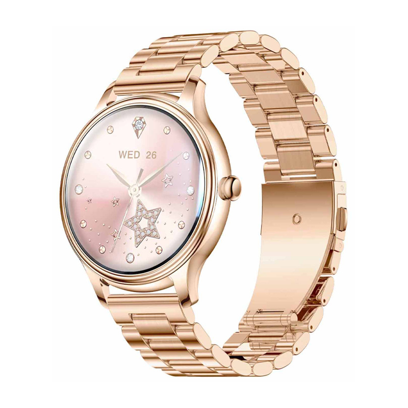  Smart Watch COLMI L28 (Gold + Gold Steel Strap)