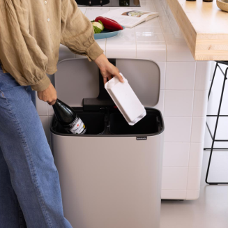 Kosz na śmieci Brabantia Bo 2x30l Soft Grey - 11