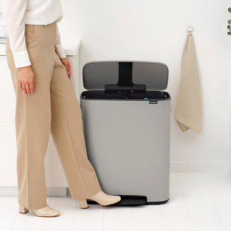 Kosz na śmieci Brabantia Bo 2x30l Soft Grey - 7