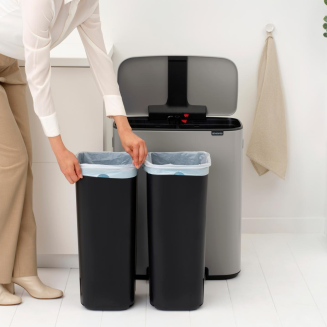 Kosz na śmieci Brabantia Bo 2x30l Soft Grey - 8