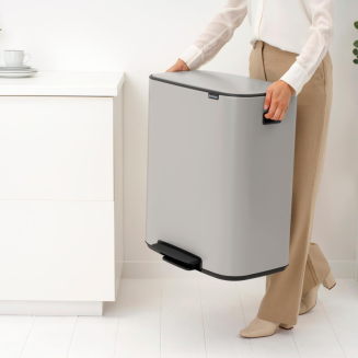 Kosz na śmieci Brabantia Bo 2x30l Soft Grey - 10