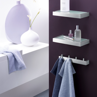 Półka łazienkowa Zack Linea mat 26 cm - 2