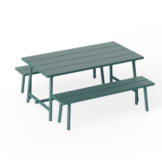 Stół ogrodowy Fatboy Fred's Table Medium Dark Sage 170x90x76 cm - 11