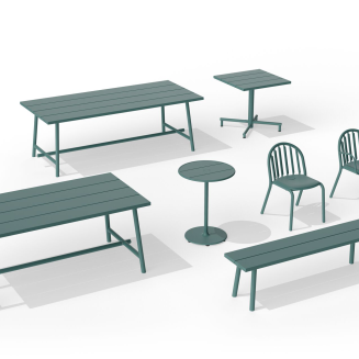 Stół ogrodowy Fatboy Fred's Table Medium Dark Sage 170x90x76 cm - 12