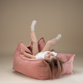 Fotel dziecięcy Wigiwama Beanbag Chair Pink Mousse - 9