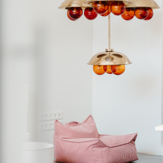 Fotel dziecięcy Wigiwama Beanbag Chair Pink Mousse - 4