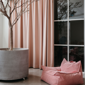  Wigiwama Beanbag Chair Pink Mousse - 2