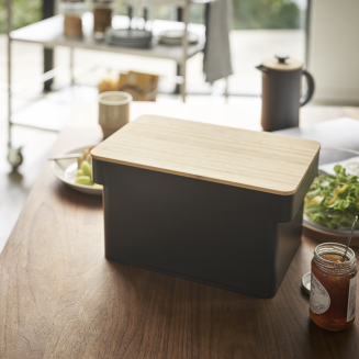 Chlebak z kieszenią na nóż Yamazaki Tower czarny - 5