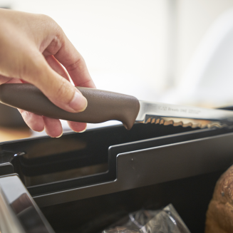  Yamazaki Tower black bread bag with knife pocket - 4
