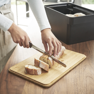 Chlebak z kieszenią na nóż Yamazaki Tower czarny - 9