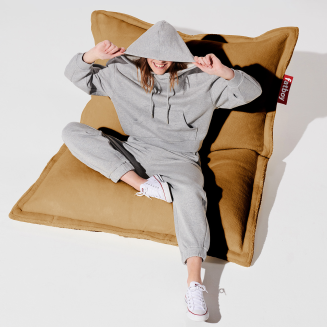 Pufa Fatboy Original Slim Teddy Latte 155x120 cm - 4