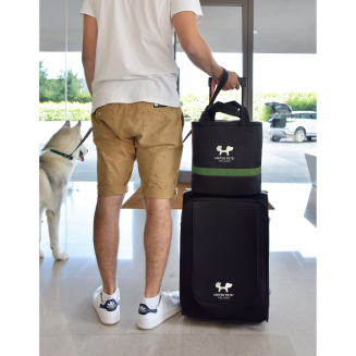 Torba podróżna United Pets czarno- zielona - 7