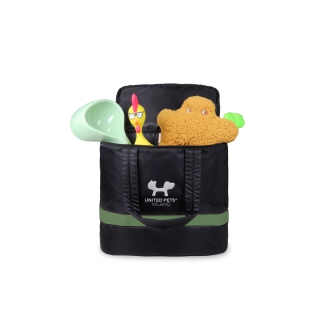 Torba podróżna United Pets czarno- zielona - 4