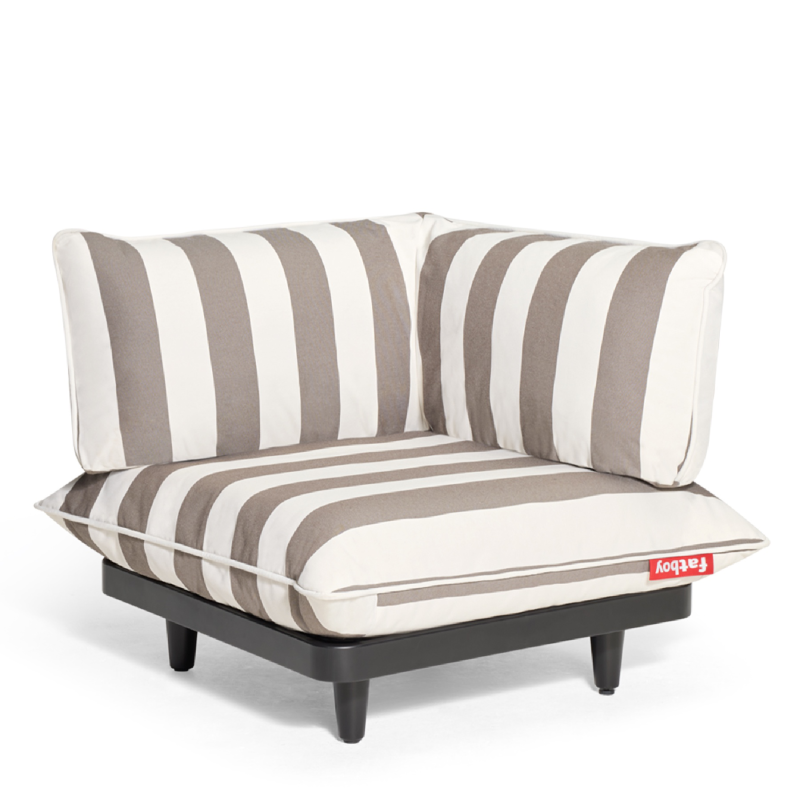 Narożnik ogrodowy Fatboy Paletti Corner Seat Stripe Cacao