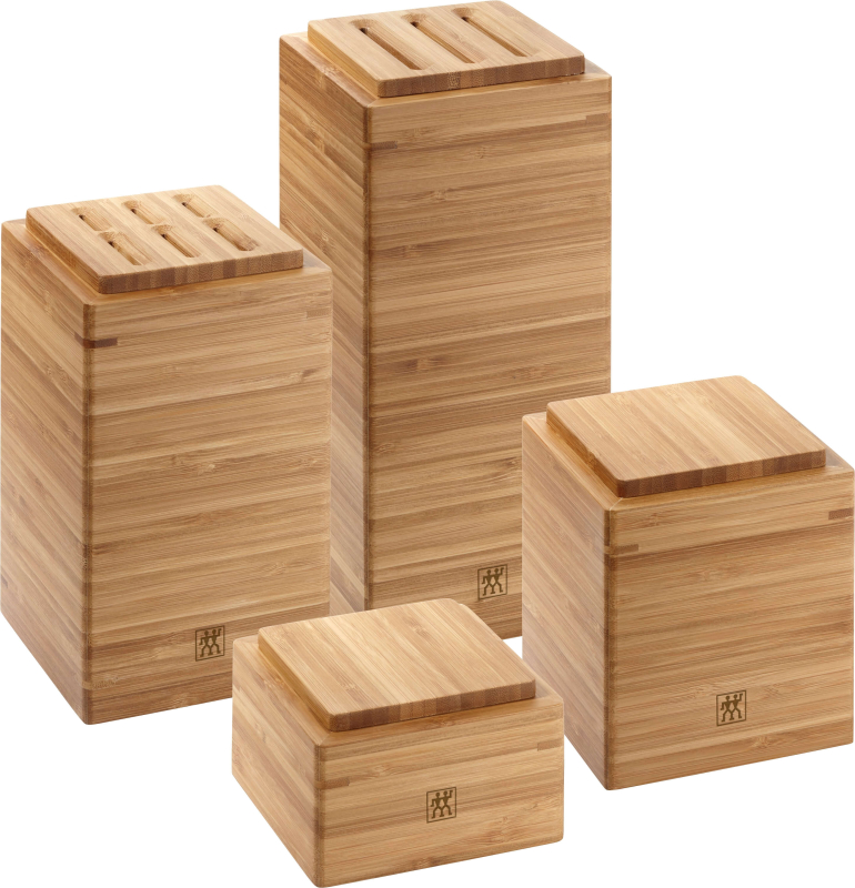  Set of 4 Zwilling bamboo containers