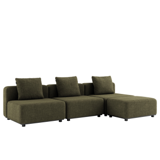  SACKit Cobana Lounge Sofa 3 Seater Kirra Olive outdoor sofa - 3
