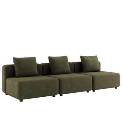 Sofa ogrodowa SACKit Cobana Lounge Sofa 3 Seater Kirra Olive