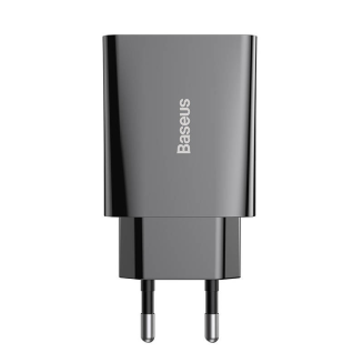 Ładowarka sieciowa BASEUS Speed Mini Quick Charger 20W USB-C (czarna) - 2