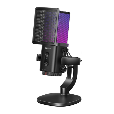  Ugreen CM581 Computer Microphone, 24-bit/96kHz, USB-C, RGB (Black)