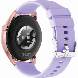 Smartwatch Gravity Różowe Złoto Pasek + Bransoleta GT11-7 - 10