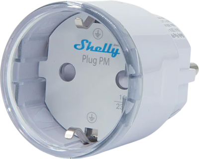 Inteligentne gniazdko 13A Shelly Plug PM Gen3 Matter biały