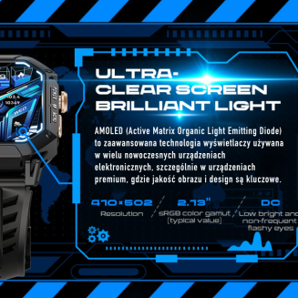 Smartwatch Męski Rubicon RNCF24-2 GREY - 7