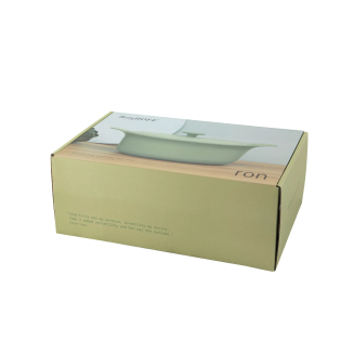 BergHOFF | Patelnia żeliwna głęboka z pokrywą zielona 28  cm 3.3 l - 6