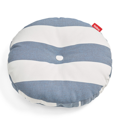 Poduszka do ogrodu Fatboy Circle Pillow Stripe Ocean Blue