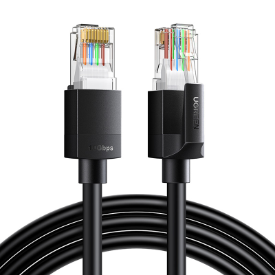 Kabel UGREEN NW316 Cat.6A 0.5m (czarny)
