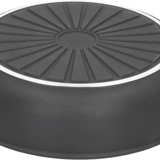  Deep titanium frying pan with 2 handles and lid Demeyere Alu Pro 5 - 28 cm - 4