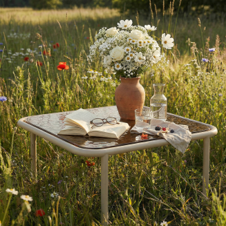 Stolik ogrodowy SACKit Mollis Coffee Table Renesse Taupe - 5