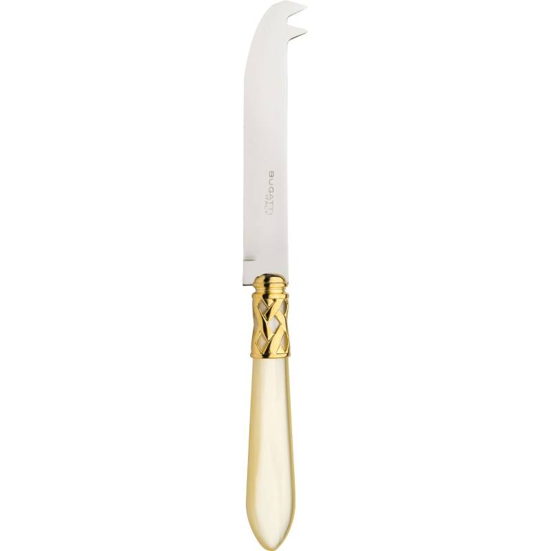 Nóż do sera Casa Bugatti Aladdin Ivory/Gold
